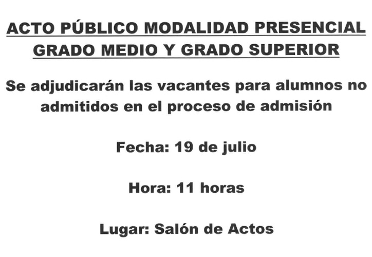 2019 Acto publico GM GS Presencial