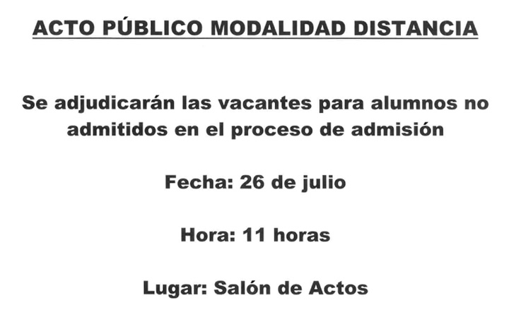 2019 Acto publico modalidad distancia