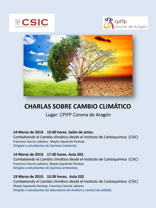 2019 Charlas Cambio climatico ICB CSIC