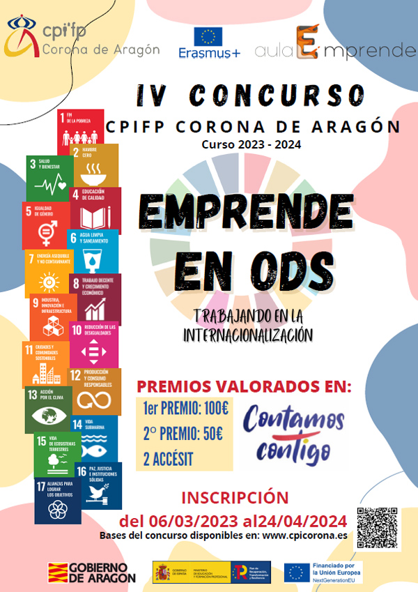2024 Cartel IV Concurso Emprende en ODS