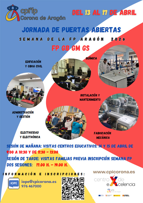 2026 Cartel Jornada de puertas abiertas